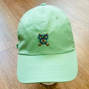 Smathers and Branson Polo Themed Needlepoint Men’s Cap Hat Preppy Old Money OS